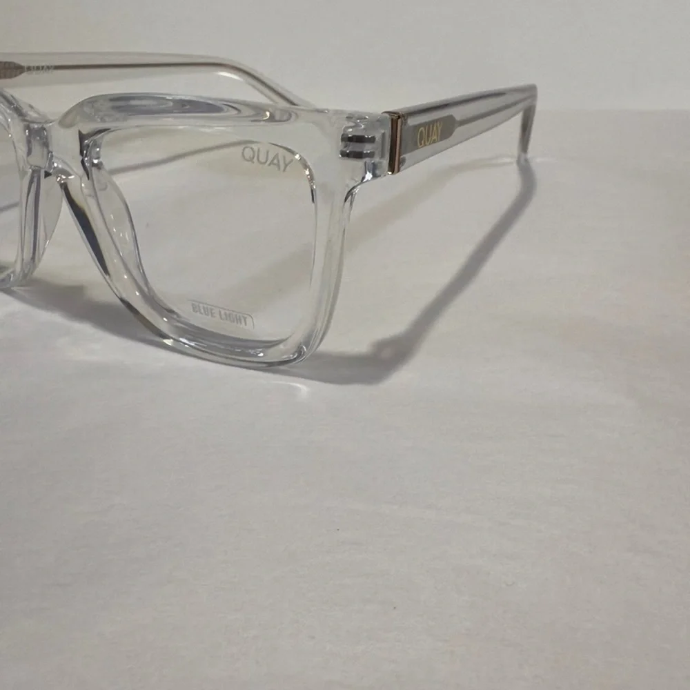 Nwt Quay Australia Transparent Glasses Beveled - Picture 6 of 9